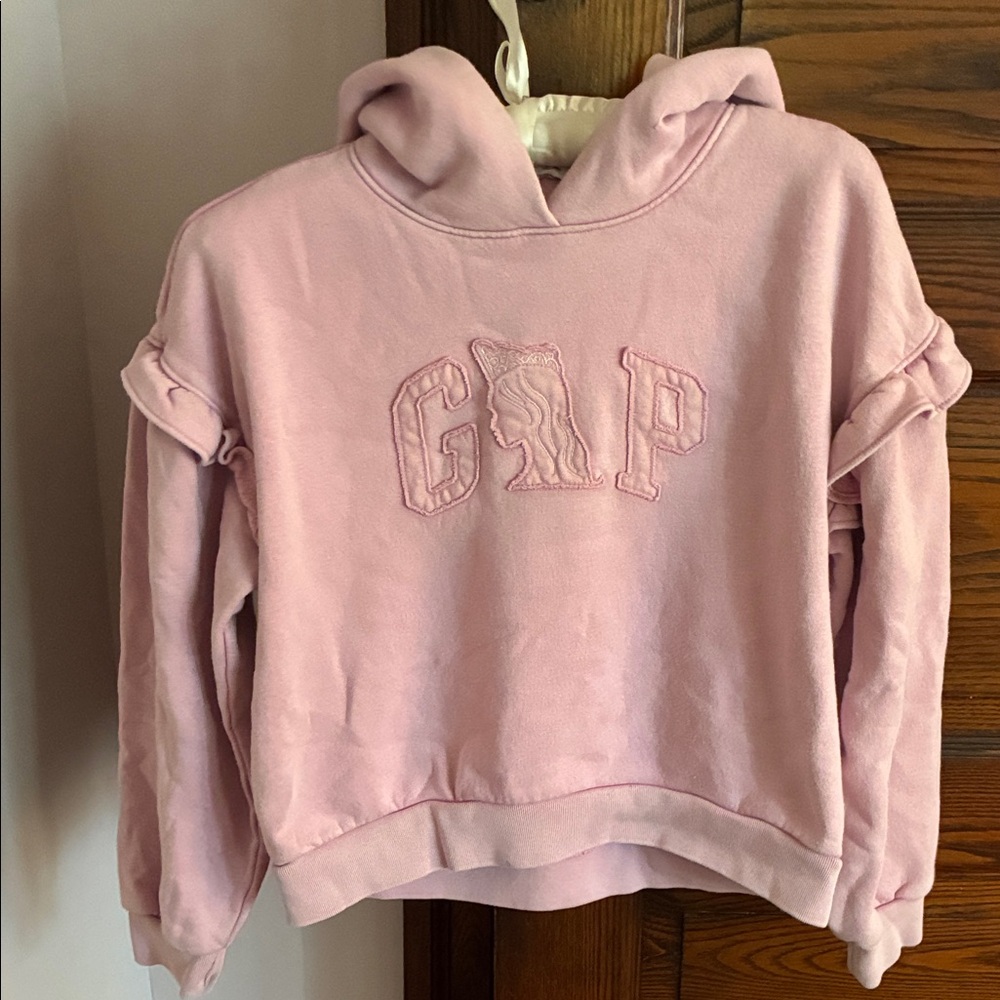 GAP Light Pink Embroidered Logo Hoodie
